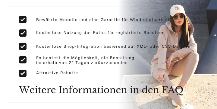 Erkunden Sie FAQs bei Hurtownia Kesi Odzieży Damskiej für Antworten auf Ihre Fragen zu unserem Damenbekleidungsgroßhandel. Erhalten Sie Informationen zu Bestellungen, Produkten und mehr.