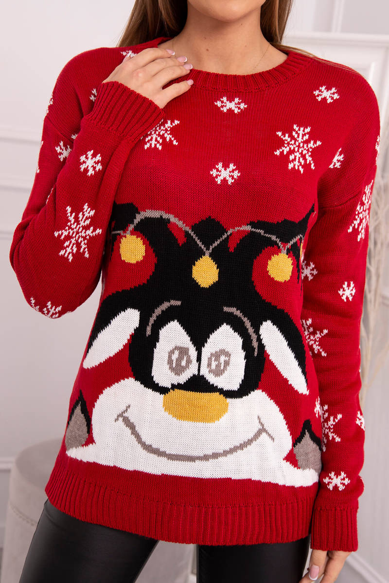 Womens minnie discount mouse christmas sweater