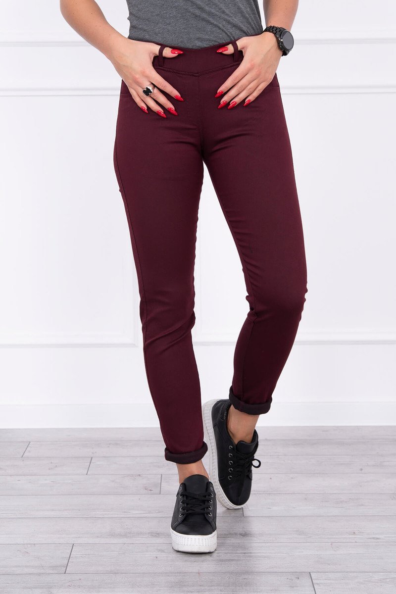 Colorful jeans burgundy. Odzież jeansowa. Hurtownia-Kesi | Women's ...