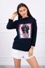 Blouse with graphics American Girl navy blue S/M - L/XL