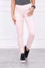 Colorful jeans light powdered pink
