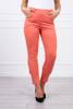 Colorful jeans with bow apricot
