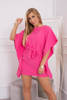 Dress batwings Oversize pink
