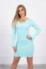 Dress with a gold chain mint