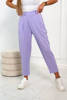 Elegant pants with pockets purple