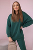 Insulated set with hoodie dark green