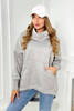 Oversize insulated sweatshirt  grey