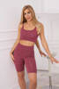 Set of sports top + leggings pink