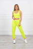 Set of top+pants yellow neon