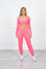 Set with a top blouse pink neon