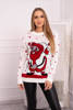 Sweater with Santa Claus ecru