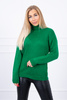 Sweater with a turtleneck light green