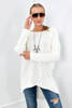 Sweater with necklace Off-white