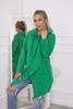 Tunic with envelope front Oversize green