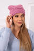 Women's cap Dagmara K332 dark pink