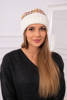 Women's cap Iris K348 ecru