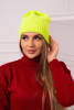 Women's cap Irmina K333 green neon