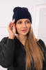 Women's cap Rebeka K345 navy blue