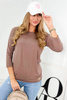 Bluse Casual mocca