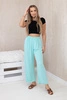 Wide-leg trousers mint