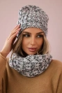 Dámský fleecový set Merry K202 graphite+grey