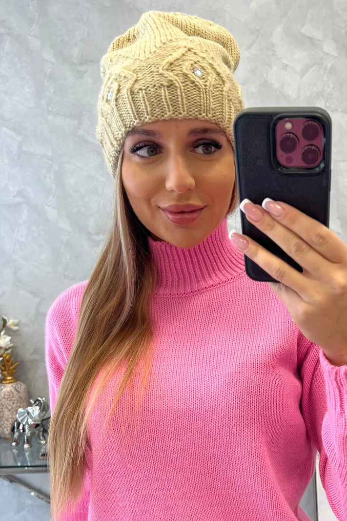 Dámská čepice Ramona K383 béžová