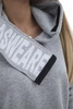 Isoliertes Kapuzensweatshirt grau