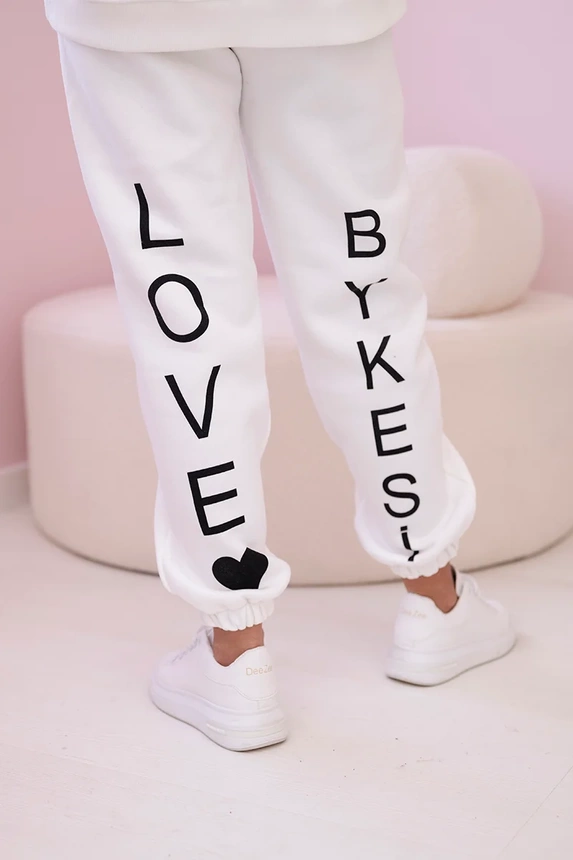 Printed cotton set ecru