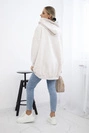 Insulated sweatshirt with strawberry motif beige melange