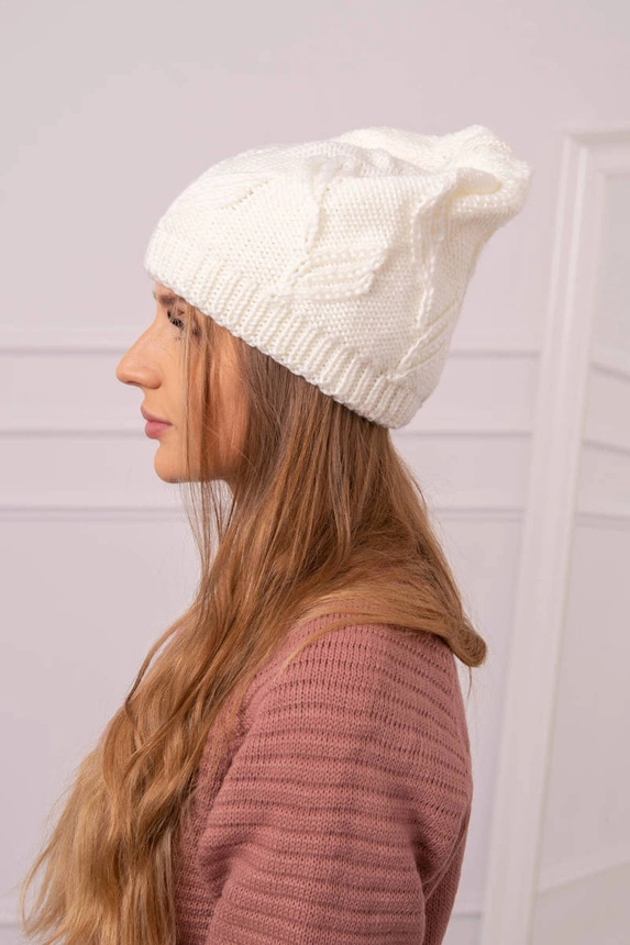 Women's cap Majka K376 ecru