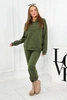 Isoliertes Baumwoll-Set, Sweatshirt + Hose Brooklyn khaki