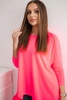 Blouse oversize pink neon