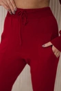 Zweiteiliges Pullover-Set rot