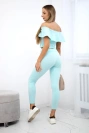 Set mit Rüschen mint