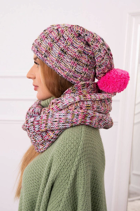 Dámská fleecová souprava 4 Seasons K263 růžová