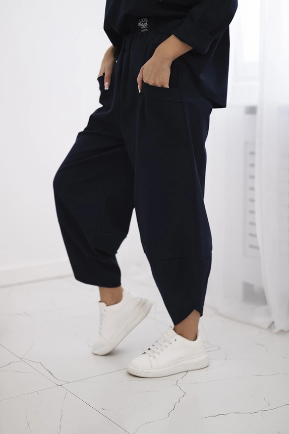 Set Punto Milano Winter sweatshirt + pants Navy blue