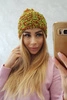 Fiona vilnonė kepurė K275 žalia neon+raudona