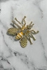 Brooch Bee A-2-21-9 white