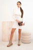 Damen-Set aus Viskose Bluse mit Kleid ecru