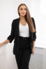 Elegant set of jackets and trousers black