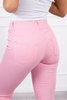 Colorful jeans light pink
