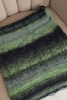 Women's soft wool blend winter wrap scarf KN20 green
