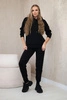 Komplet sweterkowy Bluza + Spodnie czarny