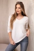 V-neck sweater beige