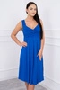 Dress with wide straps cornflower