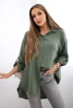 Cotton muslin shirt khaki