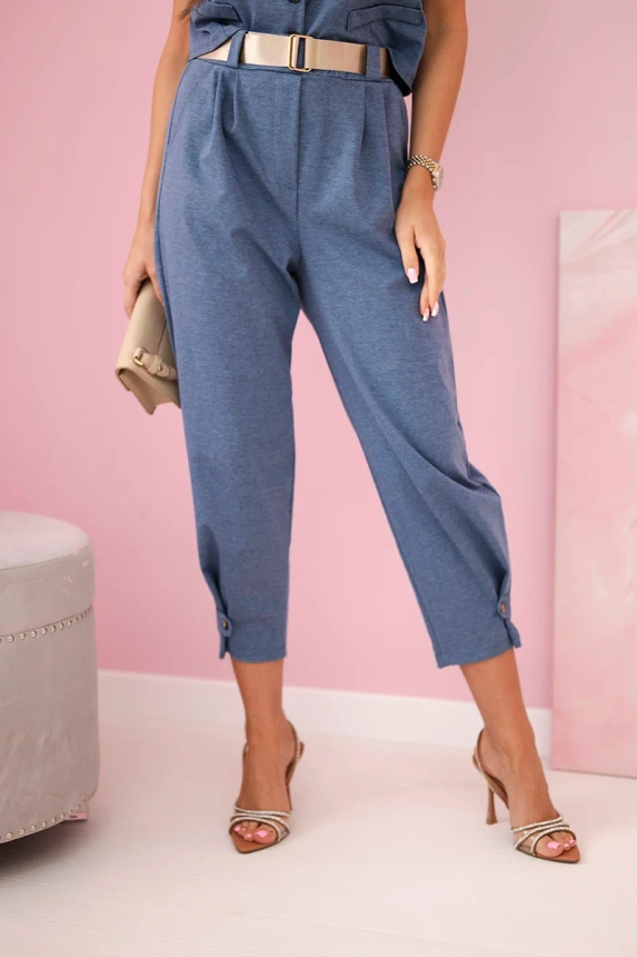 Set Weste + Hose Denim-Melange
