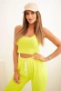 3-piece cotton set yellow neon
