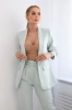 Elegant set of jackets and trousers light mint