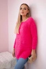 Flauschiger Pullover pinkes neon